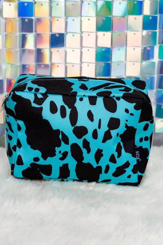 Blue Cow Cosmetic Bag